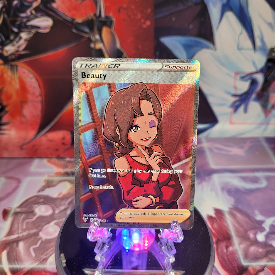 beauty pokemon card Beauty 181/185 Full Art Trainer Vivid Voltage Pokemon Card NM/Mint
