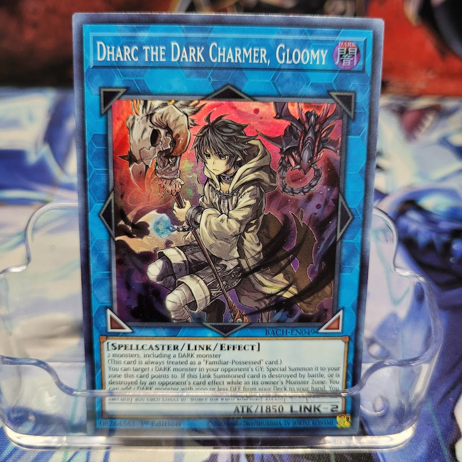 Dharc the Dark Charmer, Gloomy [BACH-EN049] Super Rare – YGO Hustle