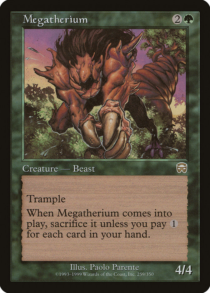 Megatherium [Mercadian Masques] Magic: The Gathering