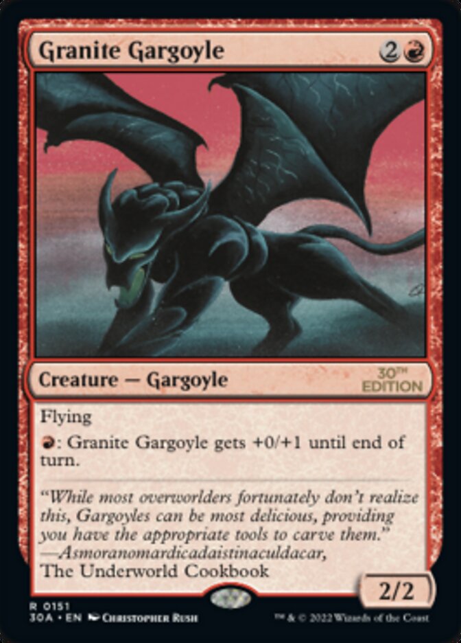 Granite Gargoyle [30th Anniversary Edition] Magic: The Gathering