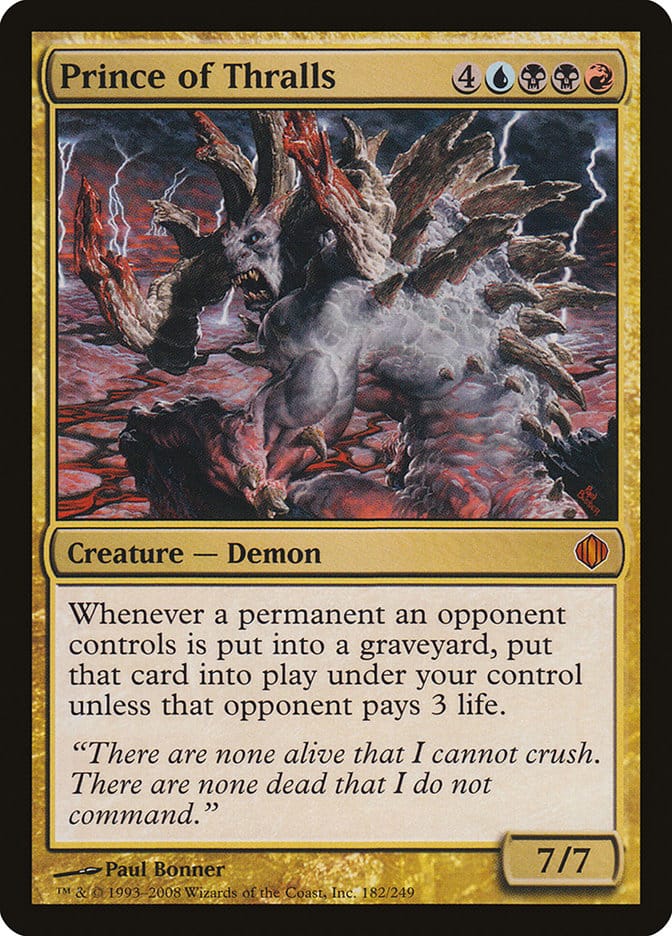 Prince of Thralls [Shards of Alara] Magic: The Gathering