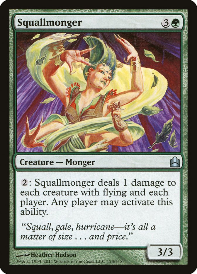Squallmonger [Commander 2011] Magic: The Gathering