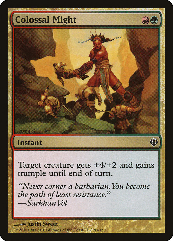 Colossal Might [Archenemy] Magic: The Gathering