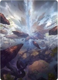 Prismatic Vista Art Card [Zendikar Rising Art Series] Magic: The Gathering