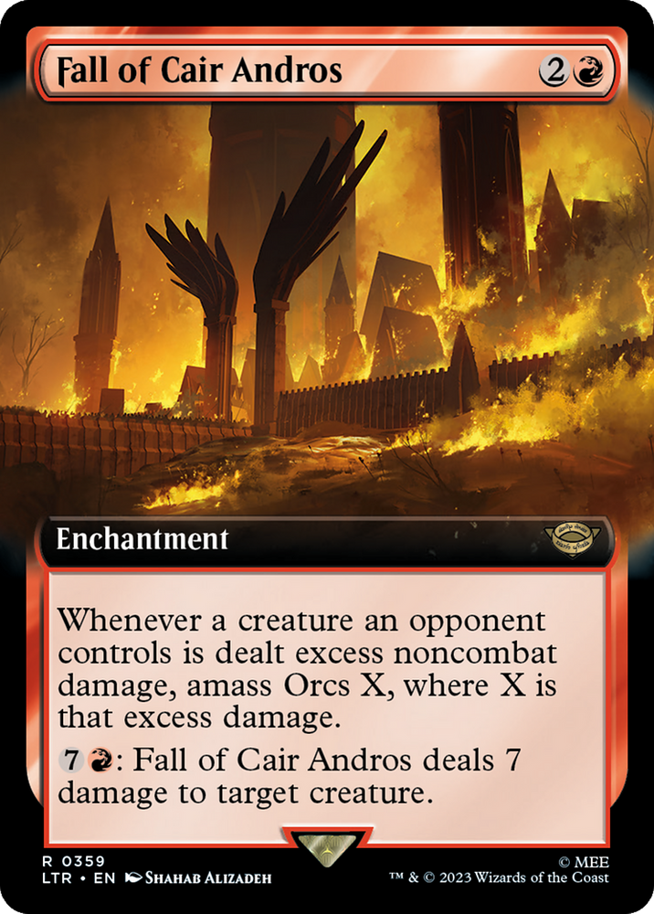 Fall of Cair Andros (Extended Art) [The Lord of the Rings: Tales of Middle-Earth] Magic: The Gathering