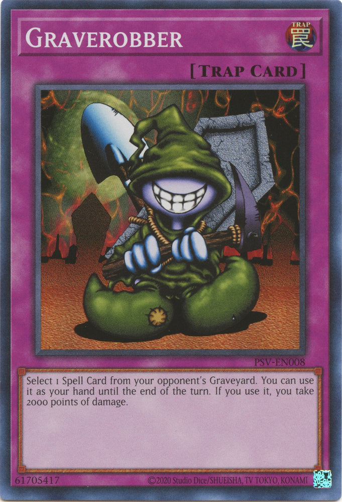 Graverobber (25th Anniversary) [PSV-EN008] Super Rare - Yugioh Cards For Your TCG Needs!