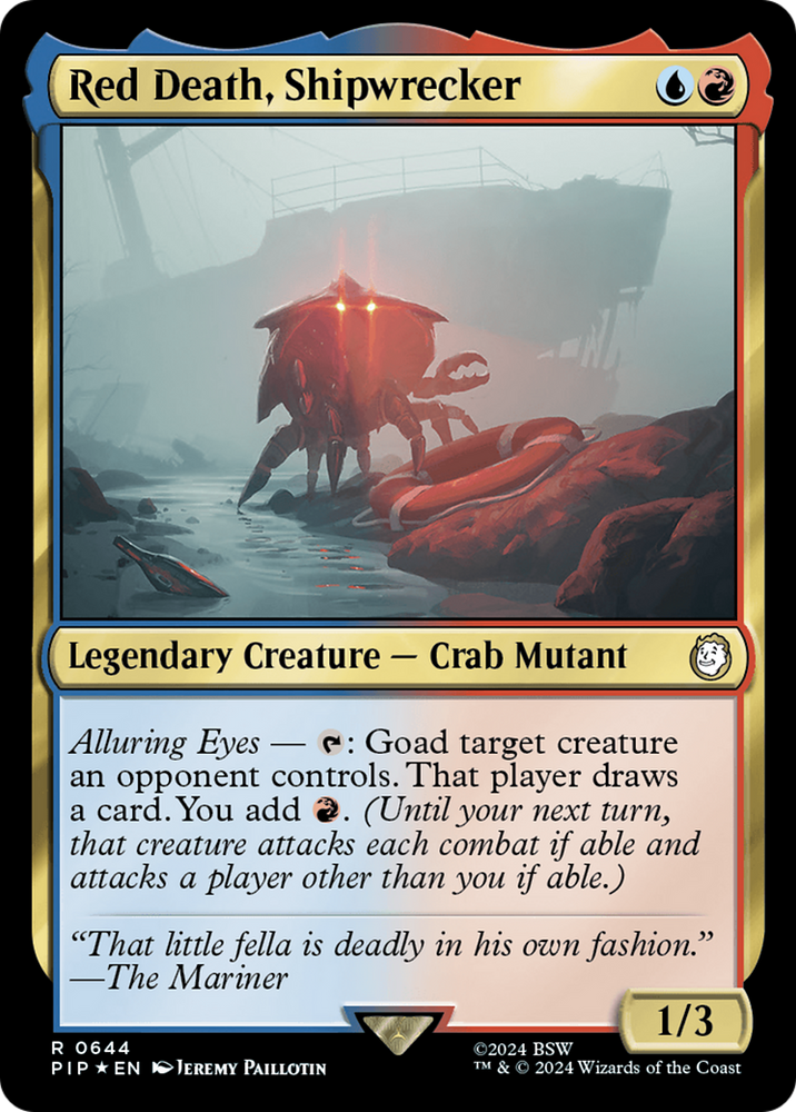 Red Death, Shipwrecker (Surge Foil) [Fallout] Magic: The Gathering