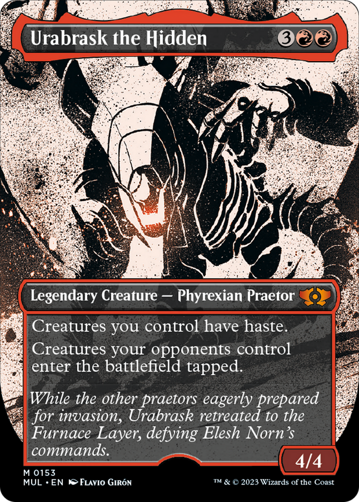 Urabrask the Hidden (Halo Foil) [Multiverse Legends] Magic: The Gathering