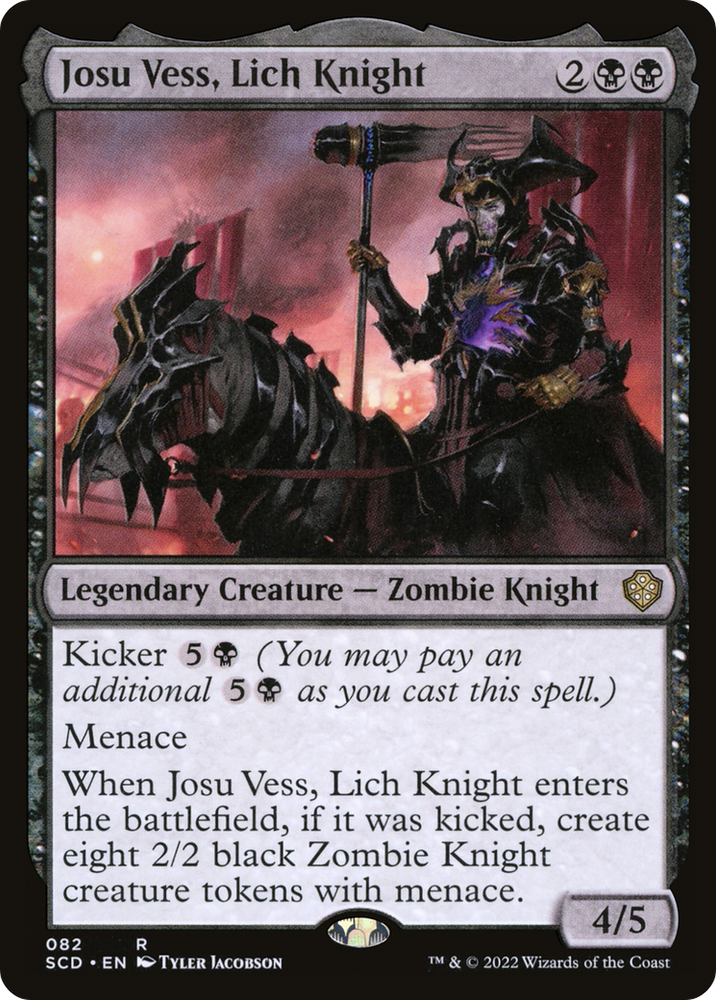 Josu Vess, Lich Knight [Starter Commander Decks] Magic: The Gathering