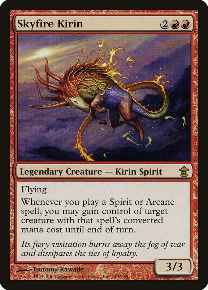 Skyfire Kirin [Saviors of Kamigawa] Magic: The Gathering