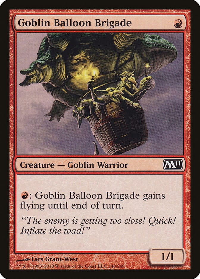 Goblin Balloon Brigade [Magic 2011] Magic: The Gathering