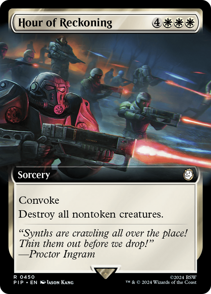 Hour of Reckoning (Extended Art) [Fallout] Magic: The Gathering