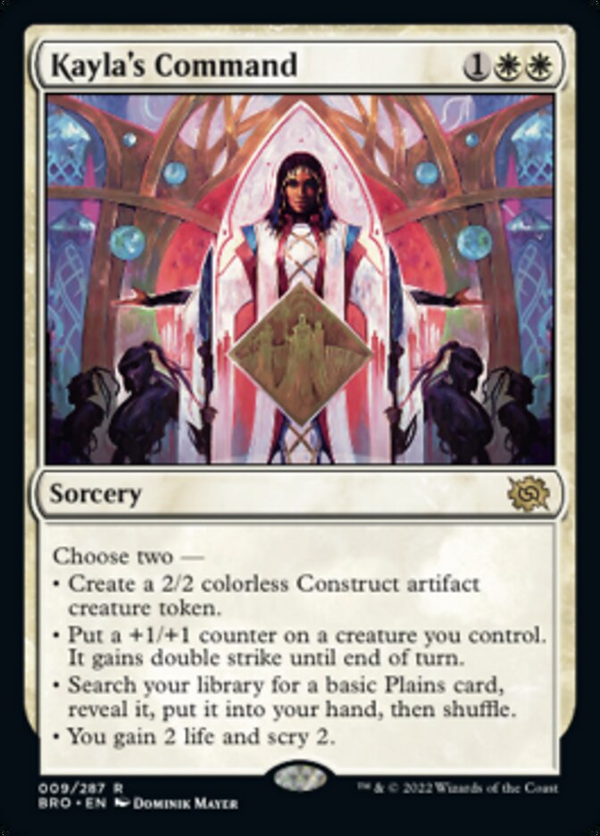 Kayla's Command [The Brothers' War] Magic: The Gathering