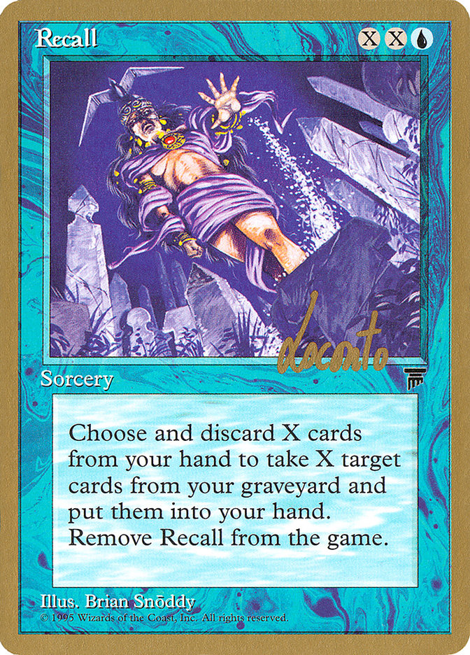 Recall (Michael Loconto) [Pro Tour Collector Set] Magic: The Gathering