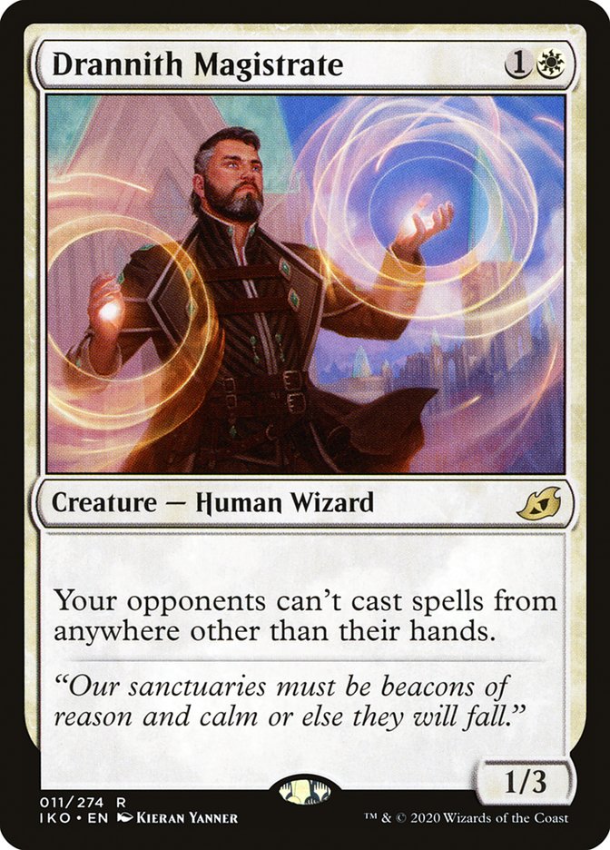 Drannith Magistrate [Ikoria: Lair of Behemoths] Magic: The Gathering