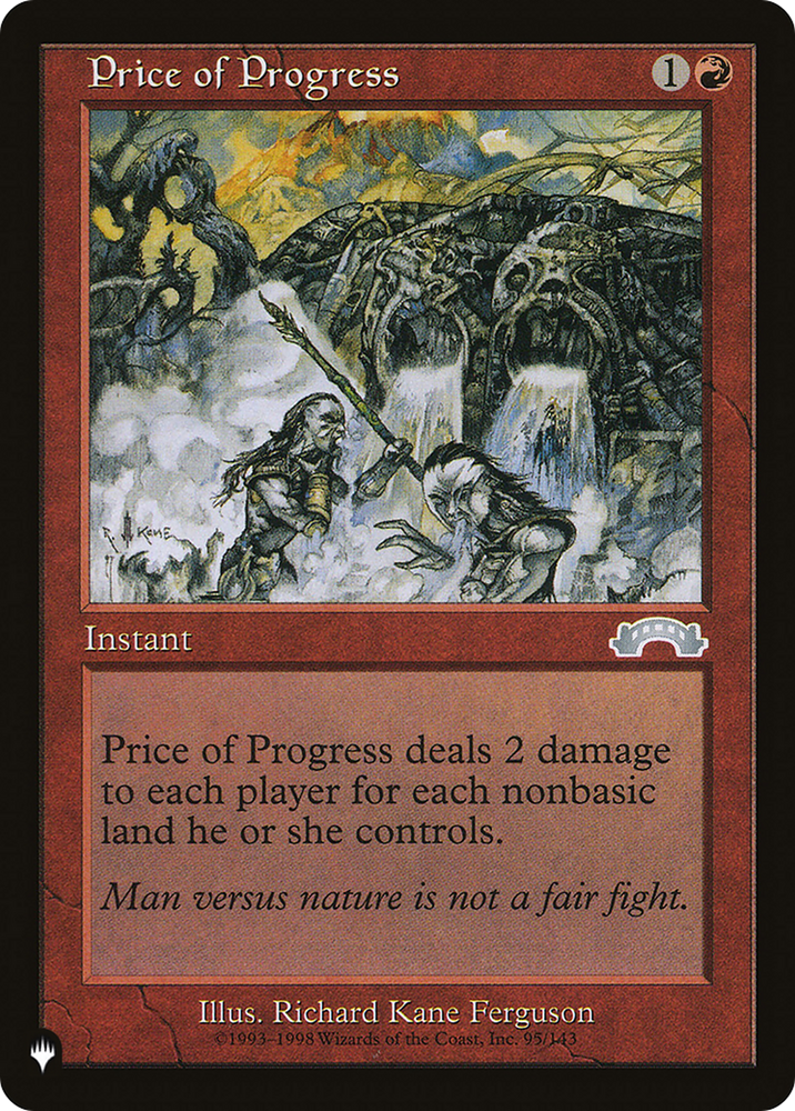 Price of Progress (EXO) [The List] Magic: The Gathering