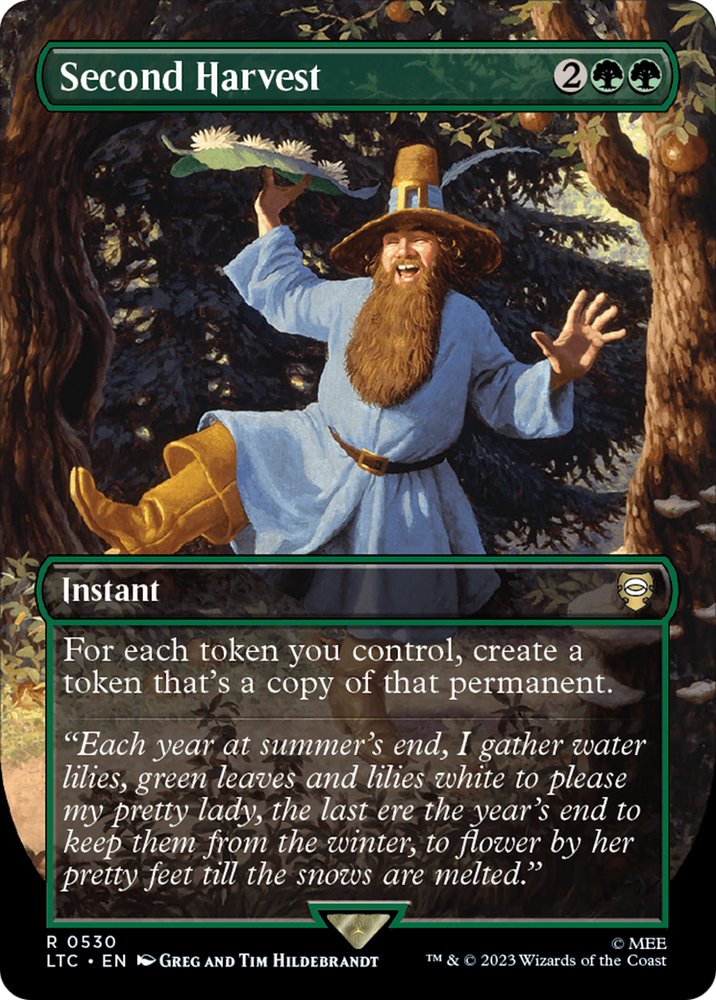 Second Harvest (Borderless) [The Lord of the Rings: Tales of Middle-Earth Commander] Magic: The Gathering