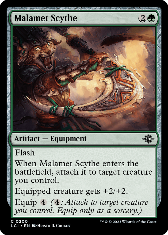 Malamet Scythe [The Lost Caverns of Ixalan] Magic: The Gathering