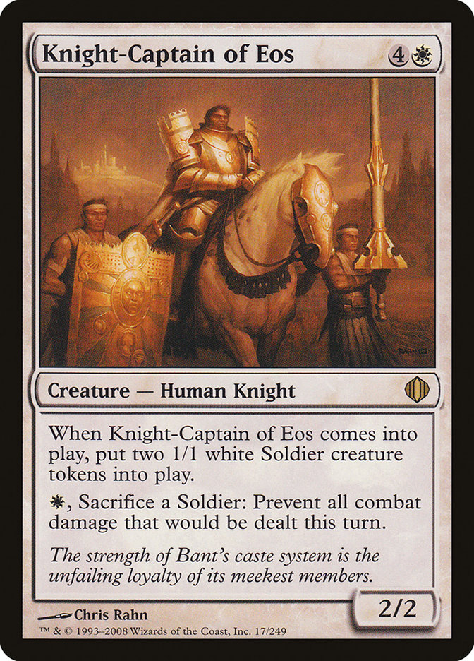 Knight-Captain of Eos [Shards of Alara] Magic: The Gathering