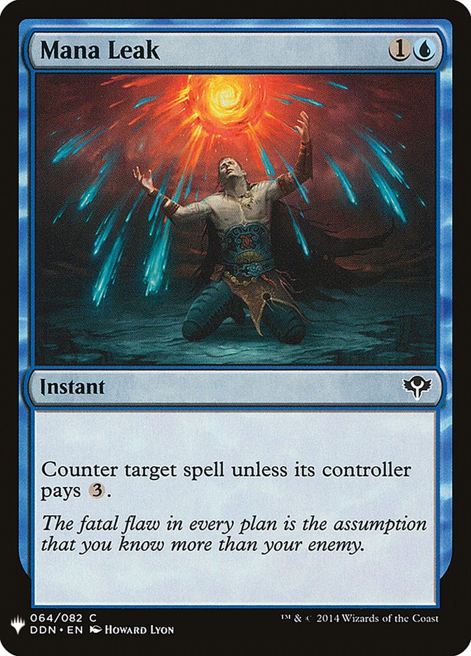 Mana Leak [Mystery Booster] Magic: The Gathering
