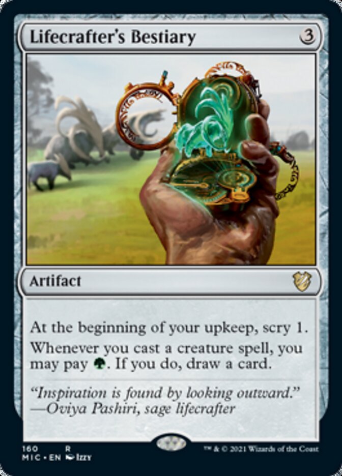 Lifecrafter's Bestiary [Innistrad: Midnight Hunt Commander] Magic: The Gathering