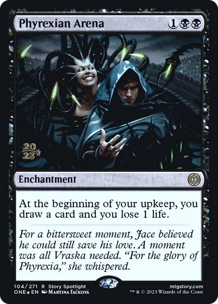 Phyrexian Arena [Phyrexia: All Will Be One Prerelease Promos] Magic: The Gathering