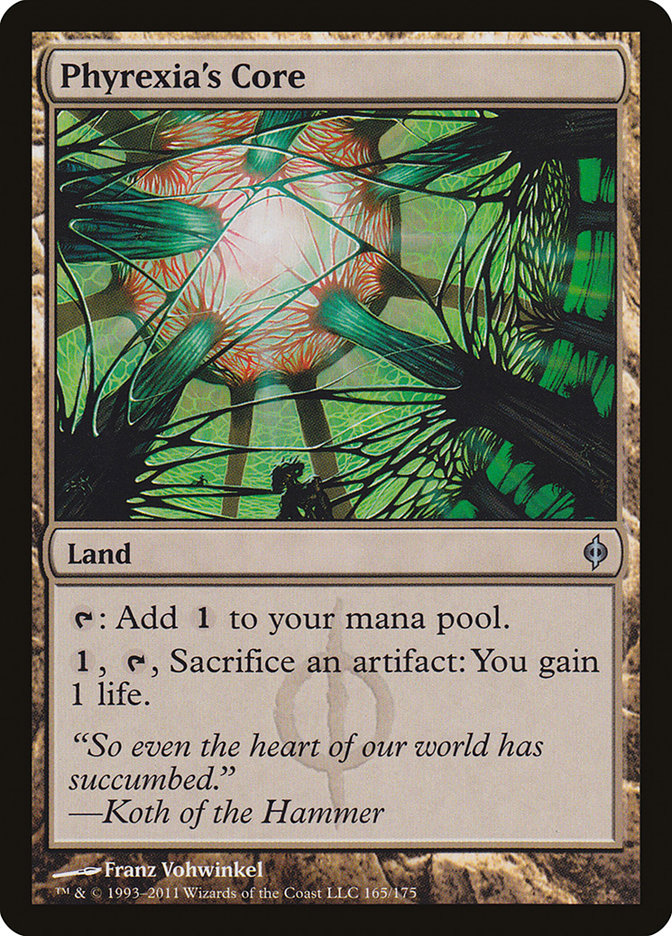 Phyrexia's Core [New Phyrexia] Magic: The Gathering