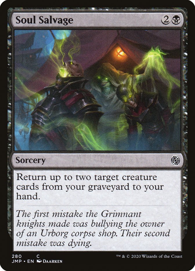 Soul Salvage [Jumpstart] Magic: The Gathering