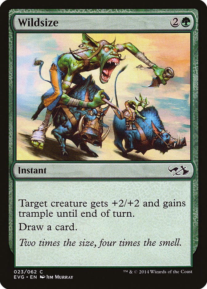 Wildsize (Elves vs. Goblins) [Duel Decks Anthology] Magic: The Gathering