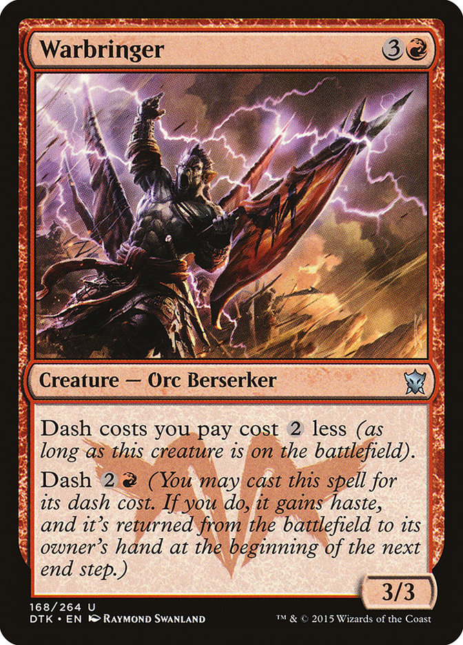 Warbringer [Dragons of Tarkir] Magic: The Gathering