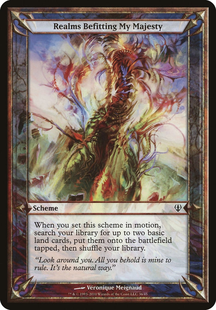 Realms Befitting My Majesty (Schemes) [Archenemy Schemes] Magic: The Gathering