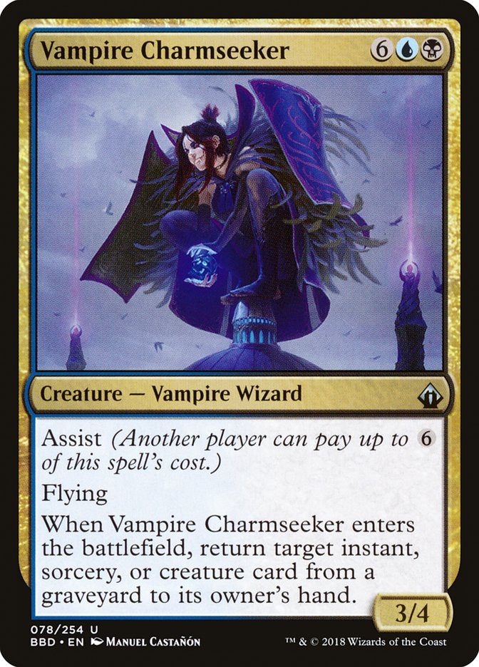 Vampire Charmseeker [Battlebond] Magic: The Gathering