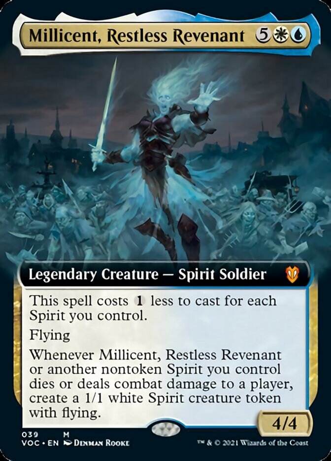 Millicent, Restless Revenant (Extended Art) [Innistrad: Crimson Vow Commander] Magic: The Gathering