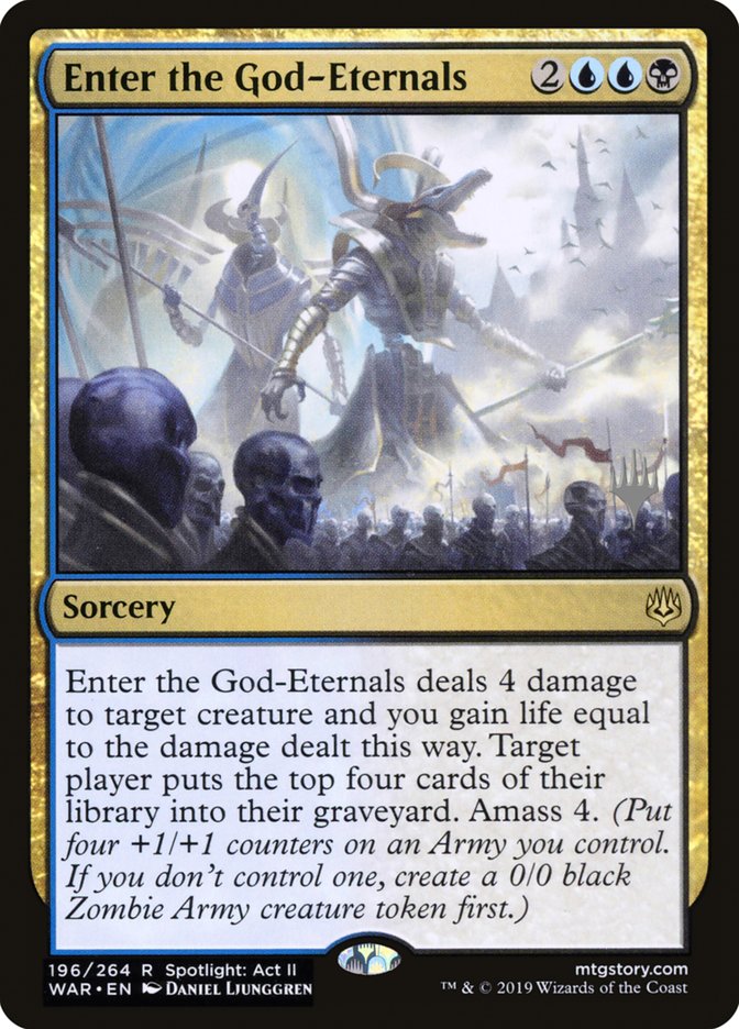 Enter the God-Eternals (Promo Pack) [War of the Spark Promos] Magic: The Gathering