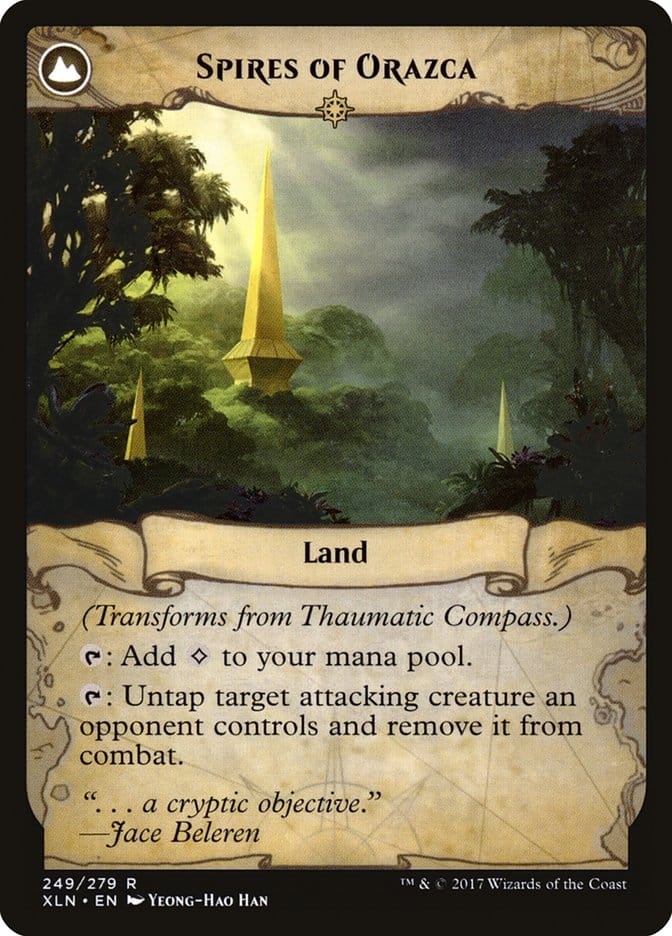 Thaumatic Compass // Spires of Orazca [Ixalan] Magic: The Gathering