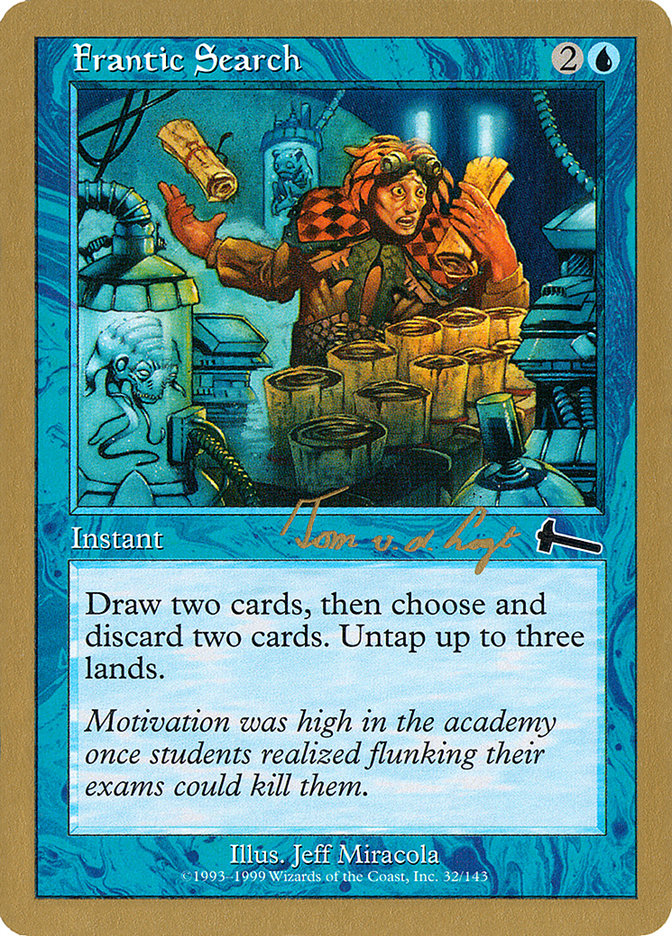 Frantic Search (Tom van de Logt) [World Championship Decks 2000] Magic: The Gathering