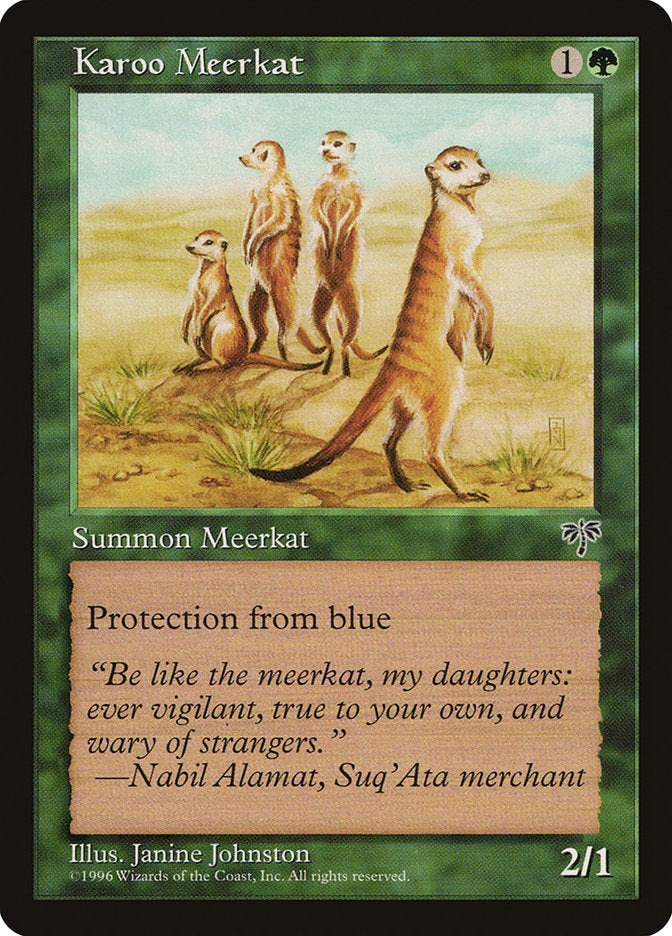 Karoo Meerkat [Mirage] Magic: The Gathering