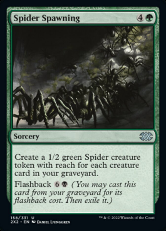Spider Spawning [Double Masters 2022] Magic: The Gathering