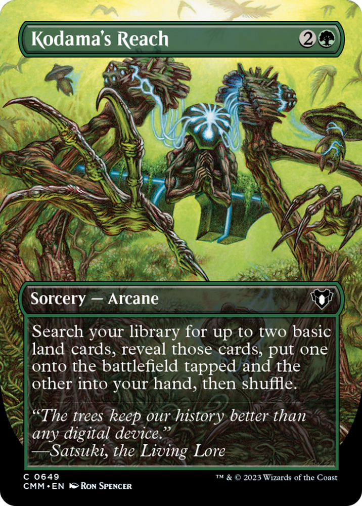 Kodama's Reach (Borderless Alternate Art) [Commander Masters] Magic: The Gathering