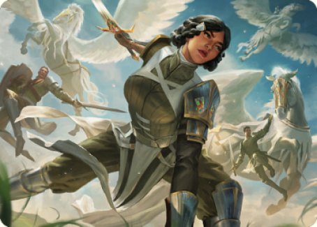 Resolute Reinforcements Art [Dominaria United Art Series] Magic: The Gathering