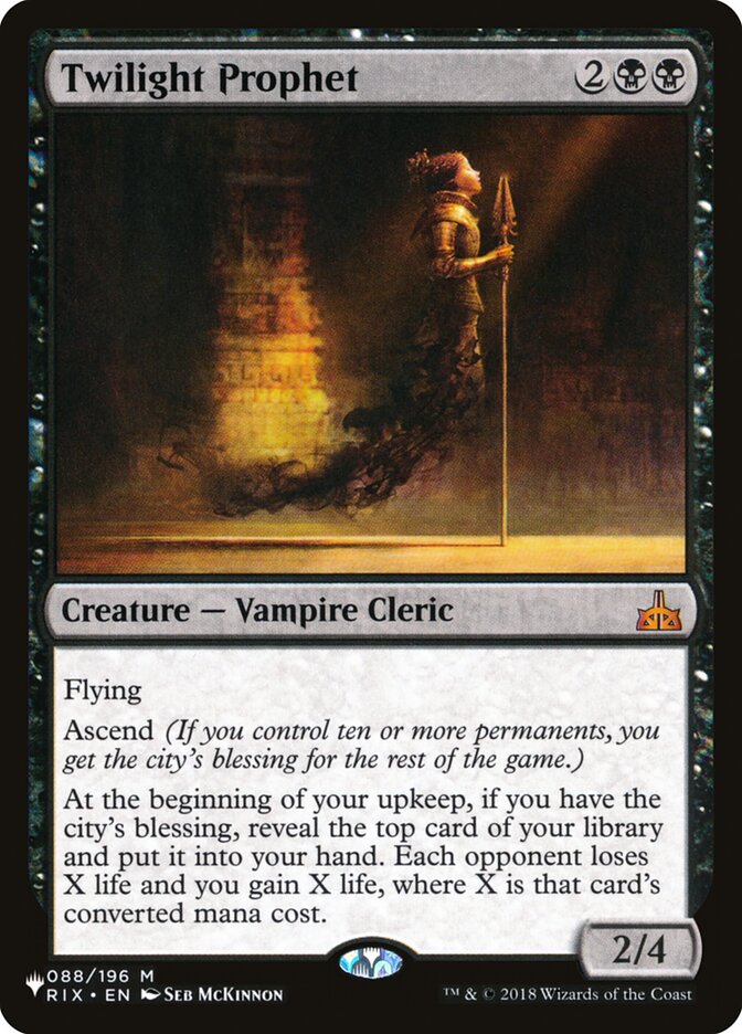 Twilight Prophet [The List] Magic: The Gathering