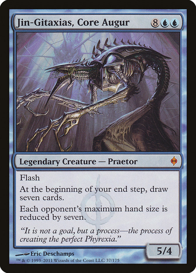 Jin-Gitaxias, Core Augur [New Phyrexia] Magic: The Gathering