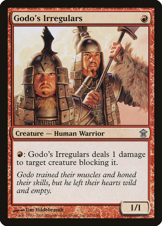 Godo's Irregulars [Saviors of Kamigawa] Magic: The Gathering