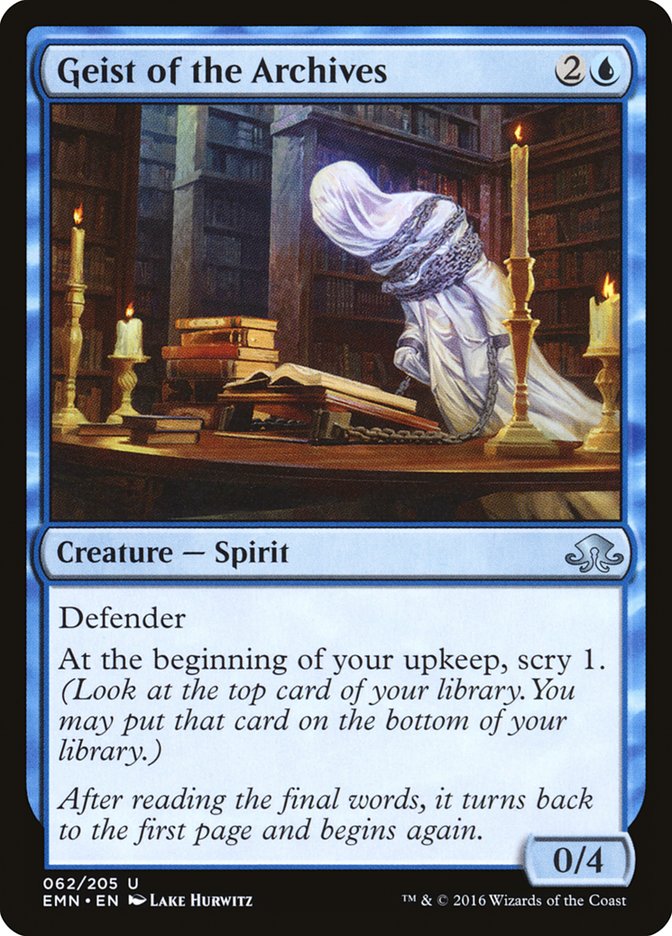 Geist of the Archives [Eldritch Moon] Magic: The Gathering