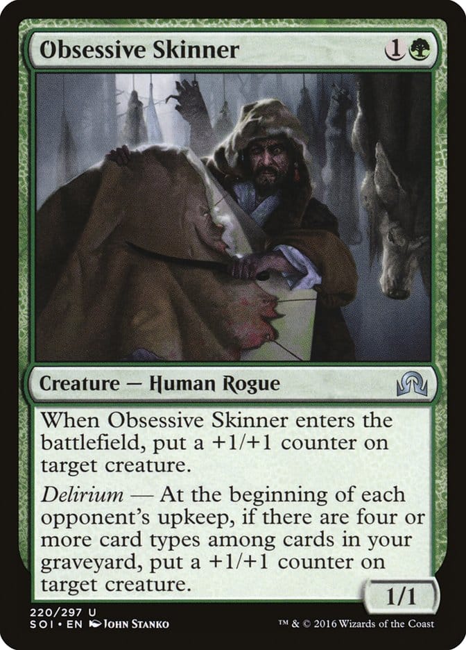 Obsessive Skinner [Shadows over Innistrad] Magic: The Gathering