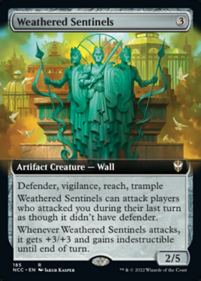 Weathered Sentinels (Extended Art) [Streets of New Capenna Commander] Magic: The Gathering