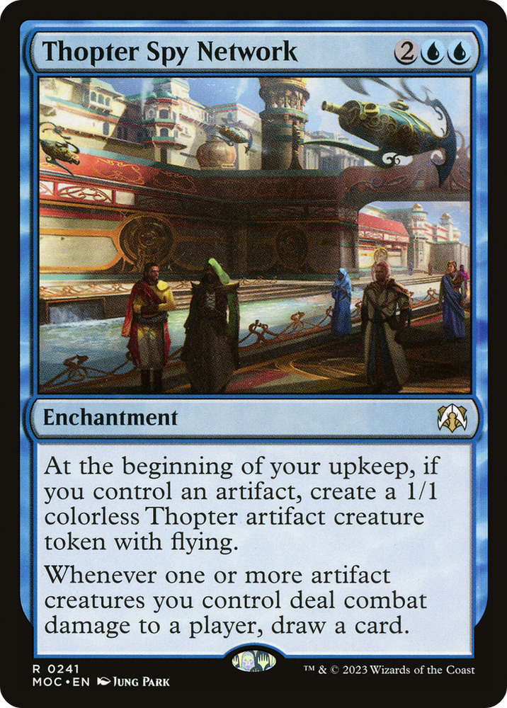 Thopter Spy Network [March of the Machine Commander] Magic: The Gathering