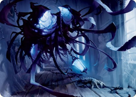 Spectral Adversary Art Card [Innistrad: Midnight Hunt Art Series] Magic: The Gathering