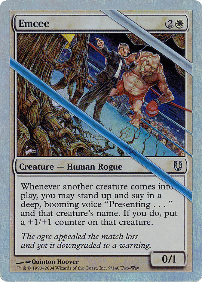 Emcee (Alternate Foil) [Unhinged] Magic: The Gathering