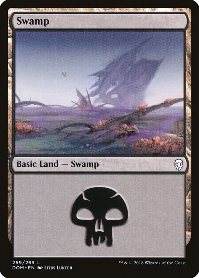 Swamp (259) [Dominaria] Magic: The Gathering